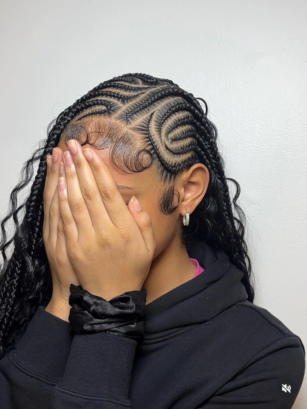 trendy lemonade braid hairstyle Bold Heart-Inspired Braiding With Playful Details