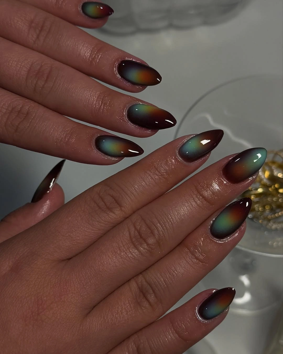 Beautiful Fall Nails for Tan Skin Tone