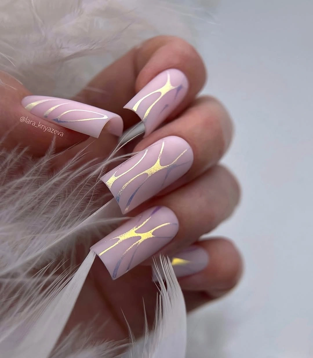 classy fall nail designs for office 2026 Minimal Gold Lines With a Modern Twist