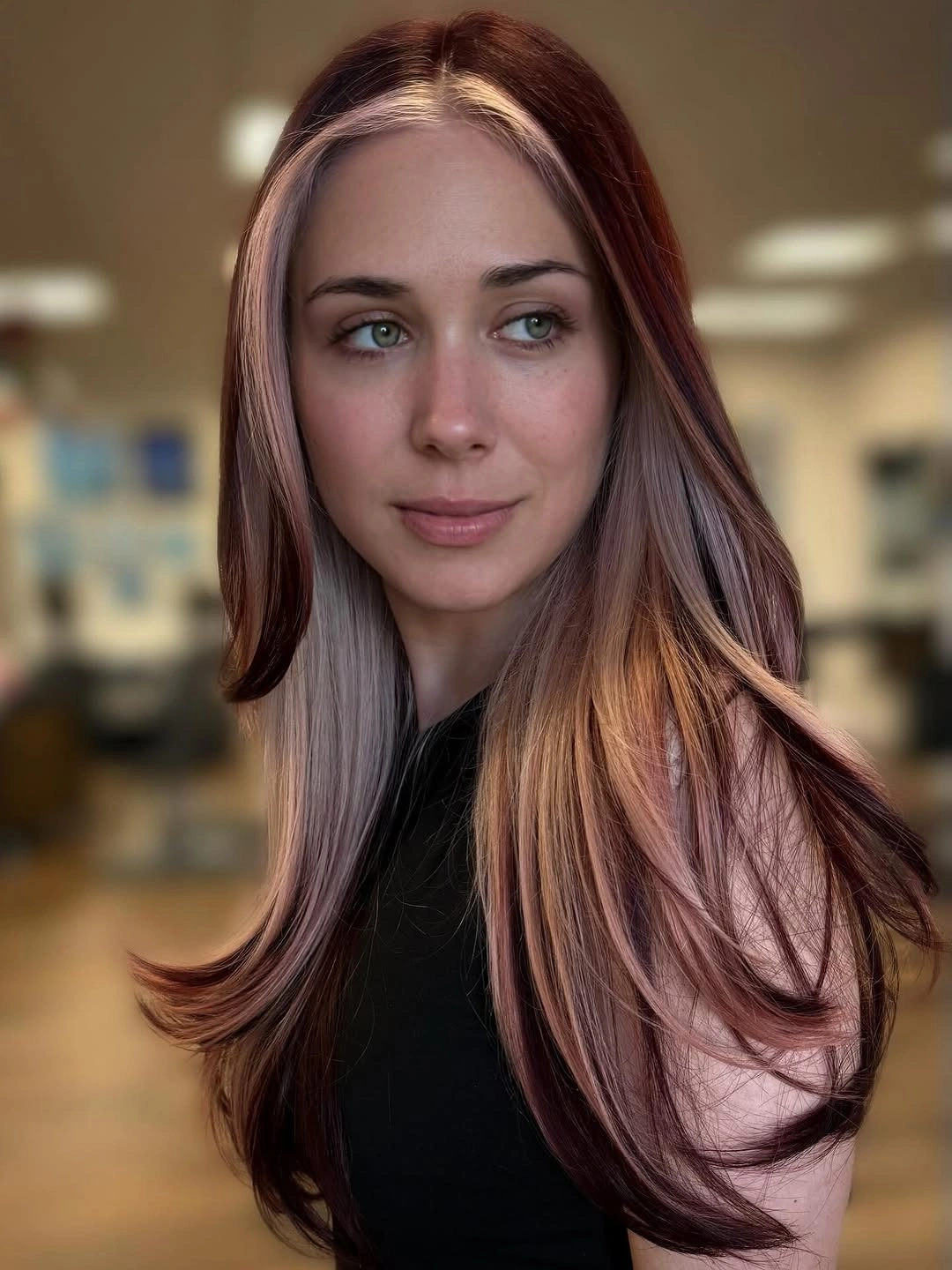 dyed hair ideas Multitone Hair With Cool Lavender Dimensions