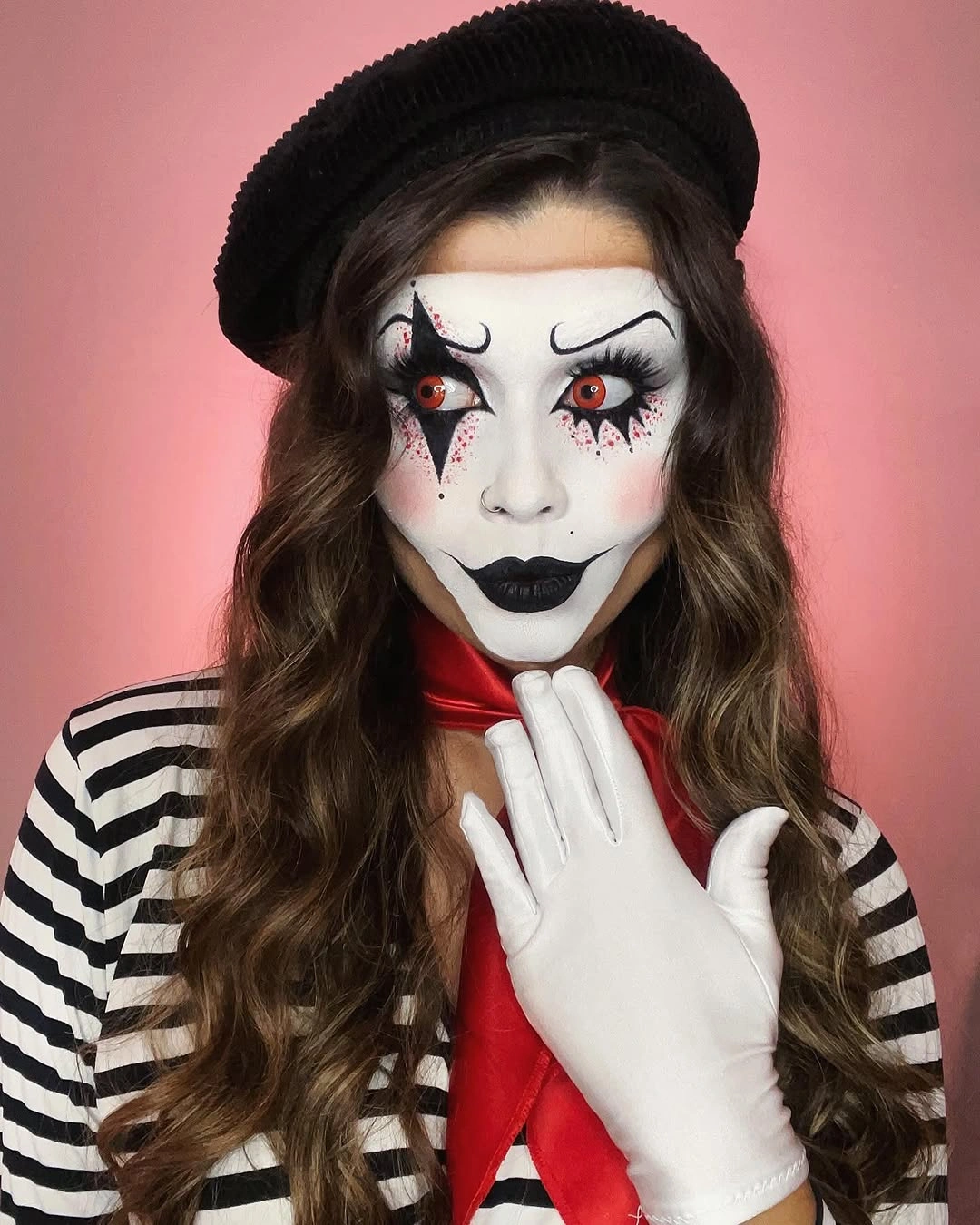 glamorous halloween outfits 2026 Parisian Nightmare Mime