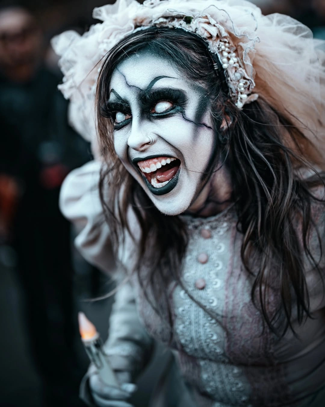 glamorous halloween outfits 2026 Undead Bridal Glamour