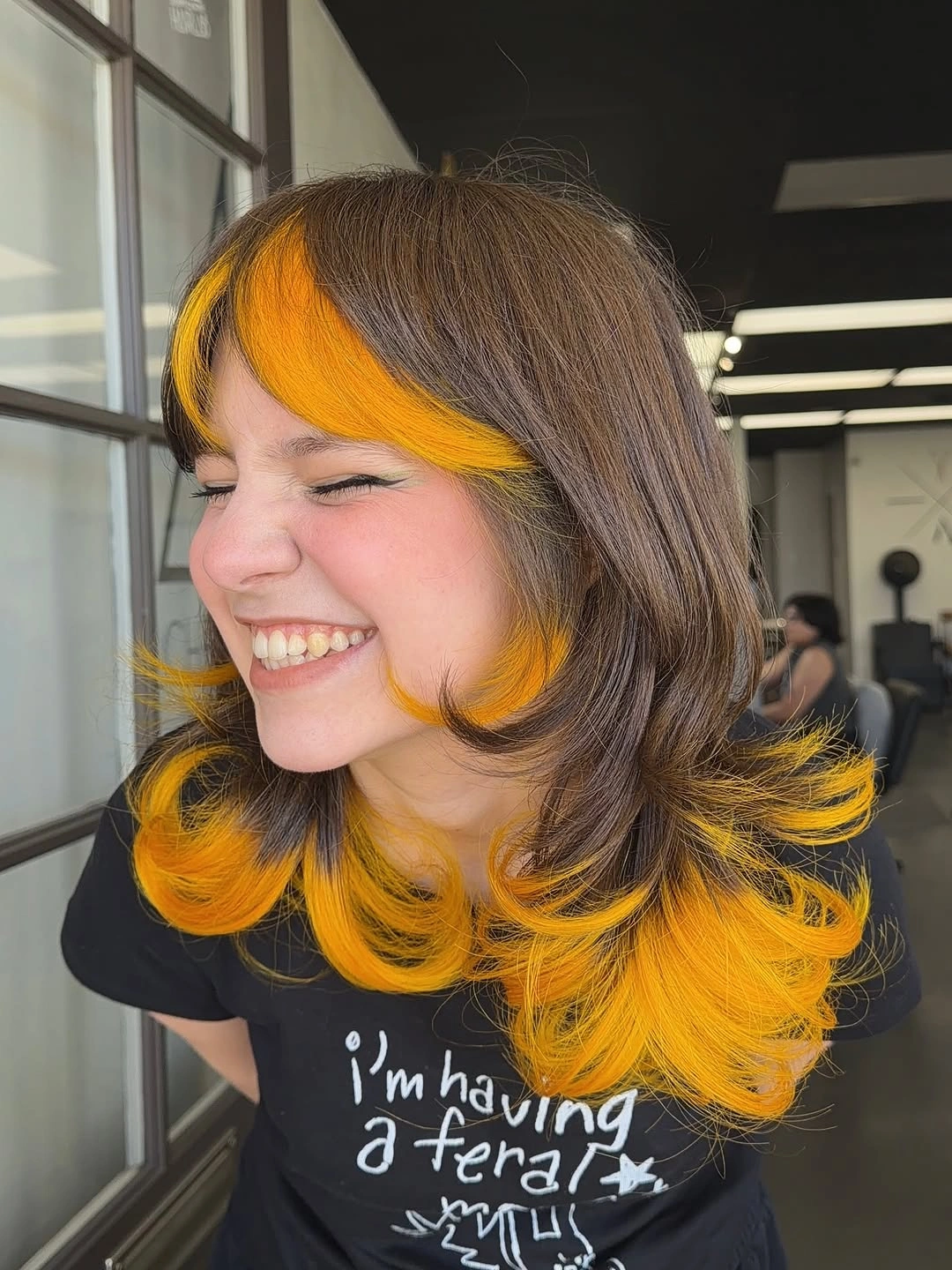 modern october haircut ideas 2026 Chocolate Bob With Golden Face Framing