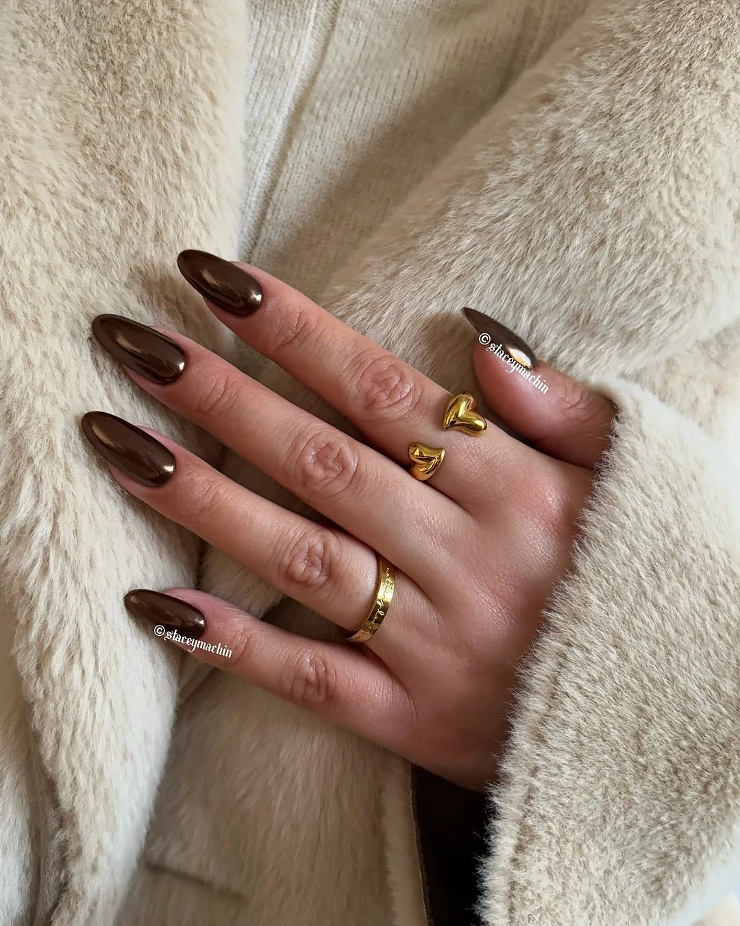 rich brown fall nails 2026 Minimal Dark Mocha Luxury