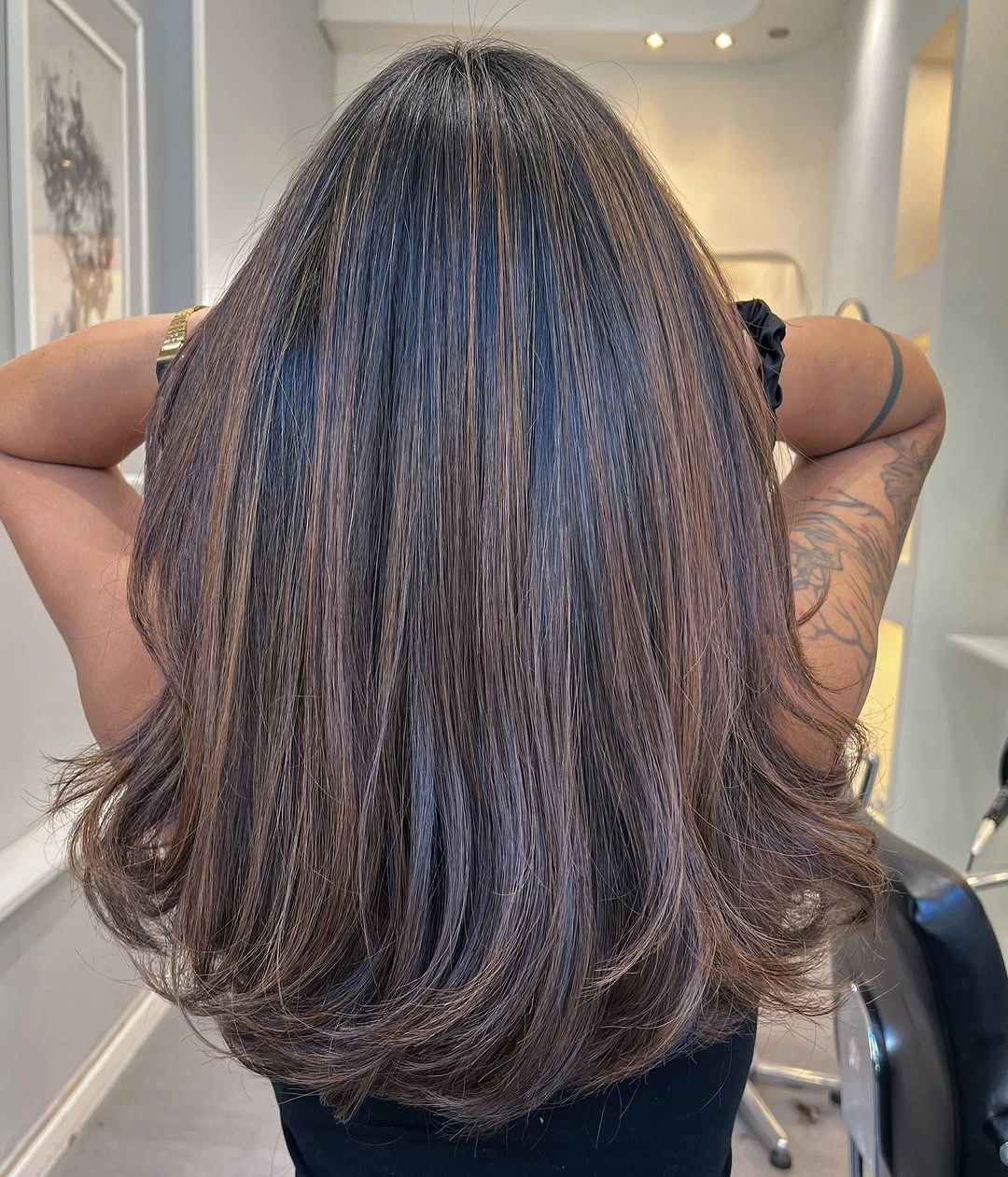 rich fall brown hair colour ideas 2026 Silky Mushroom Brown With Whisper-Fine Dimension