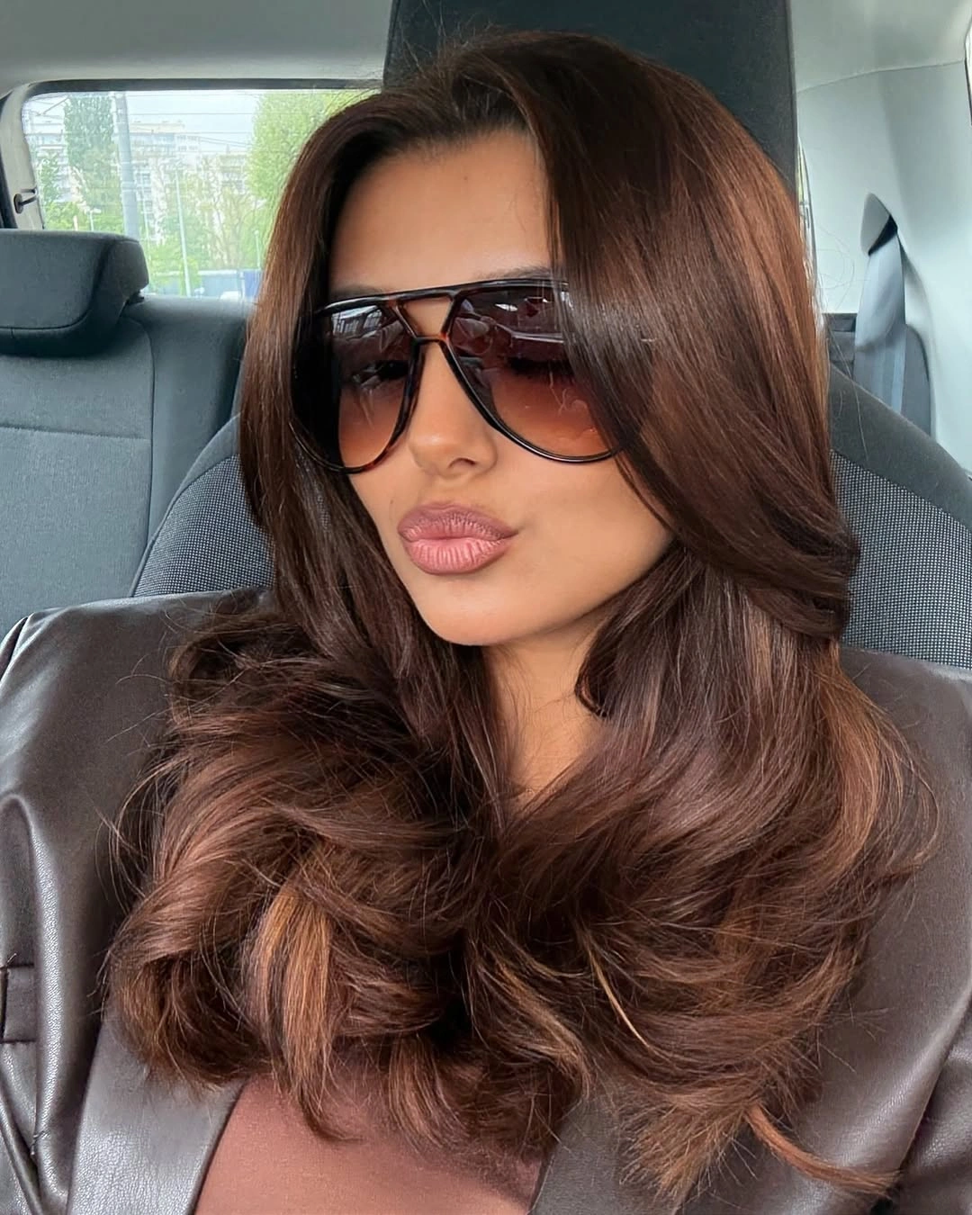 rich fall brown hair colour ideas 2026 Velvet Espresso Brunette With Soft Luxury Layers