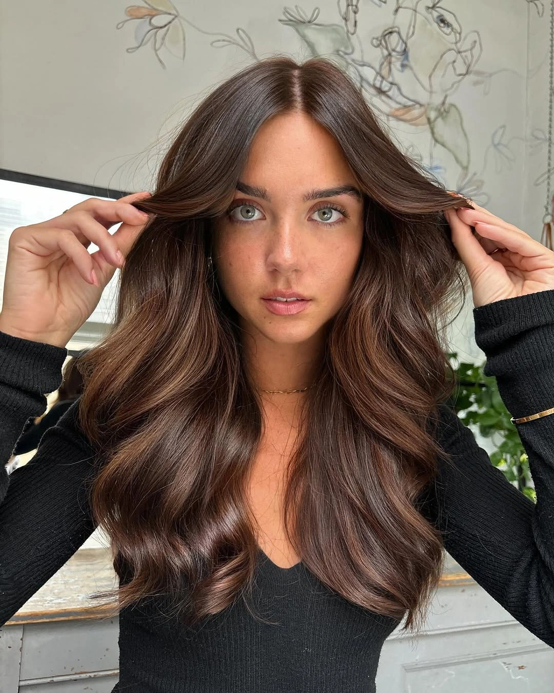 rich fall brown hair colour ideas 2026 Deep Cocoa Waves