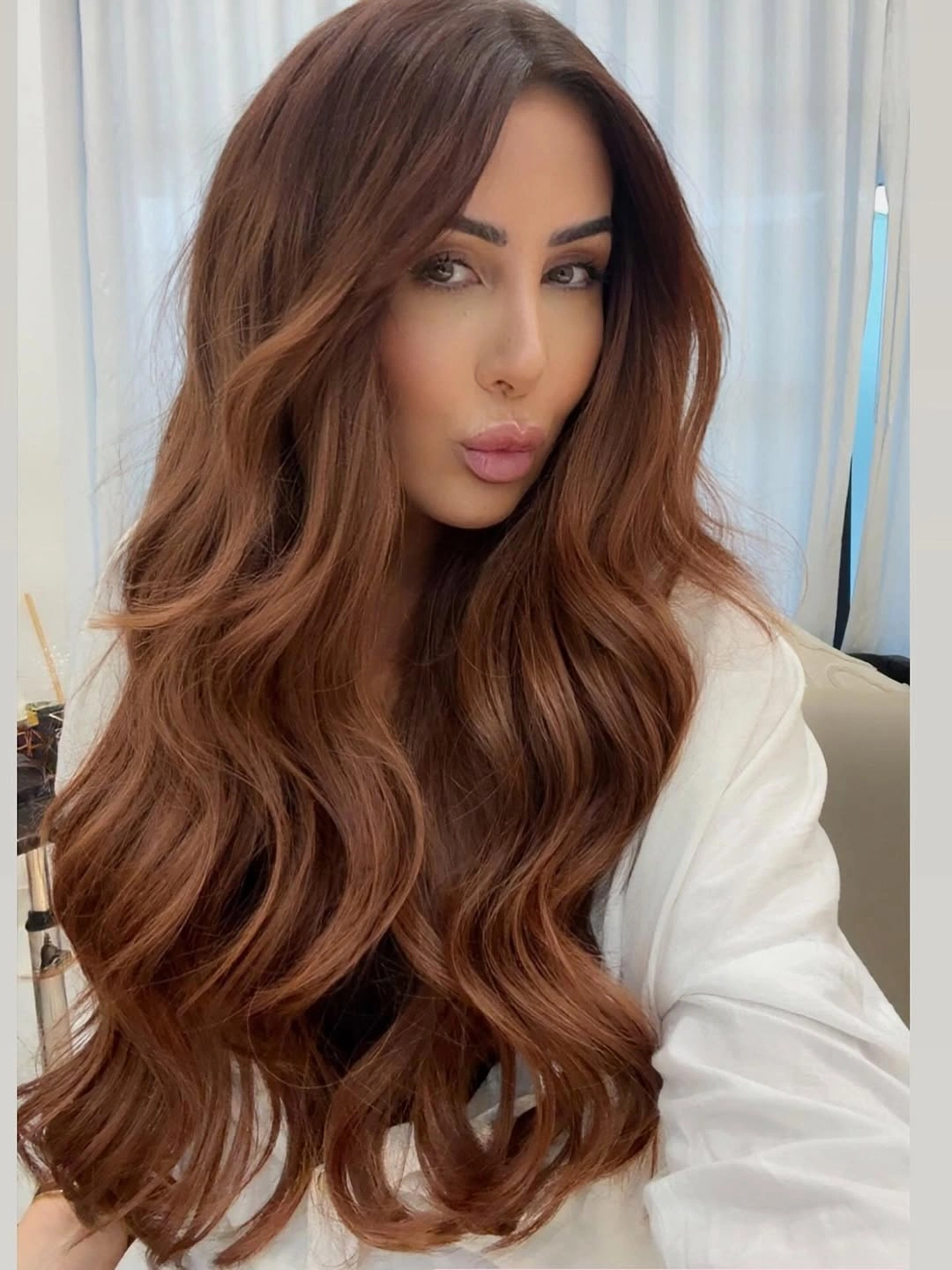 rich october hair colour ideas 2026 Warm Chocolate Brunette Waves