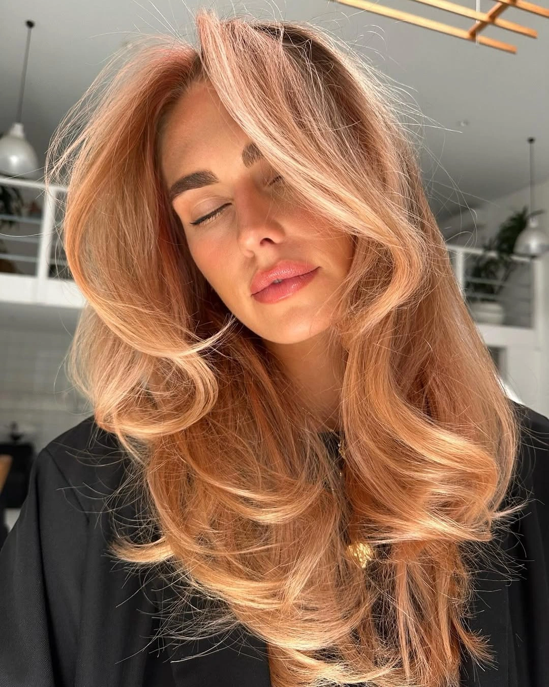 strawberry blond hair dye Peachy Strawberry Glam