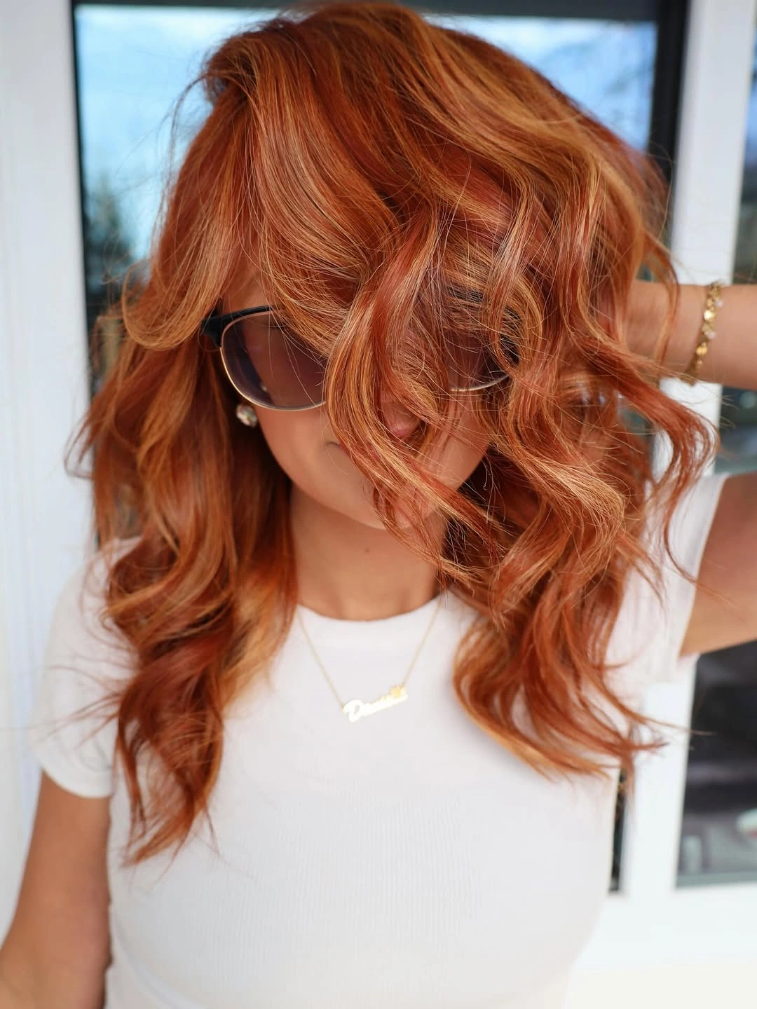 stunning september hair colour trends 2026 Rich Copper Waves With Golden Dimension