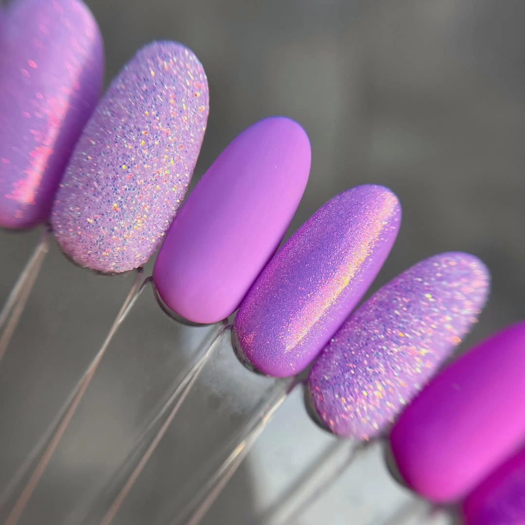 stylish fall dip nails 2026 Lavender Sugar Dip Mix