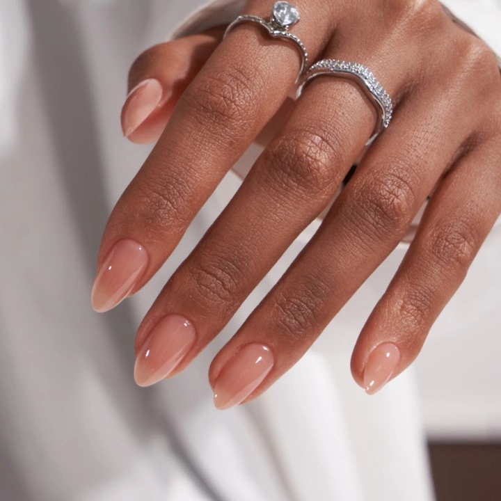 stylish fall nails for dark skin 2026 Classic Nude Everyday Nails