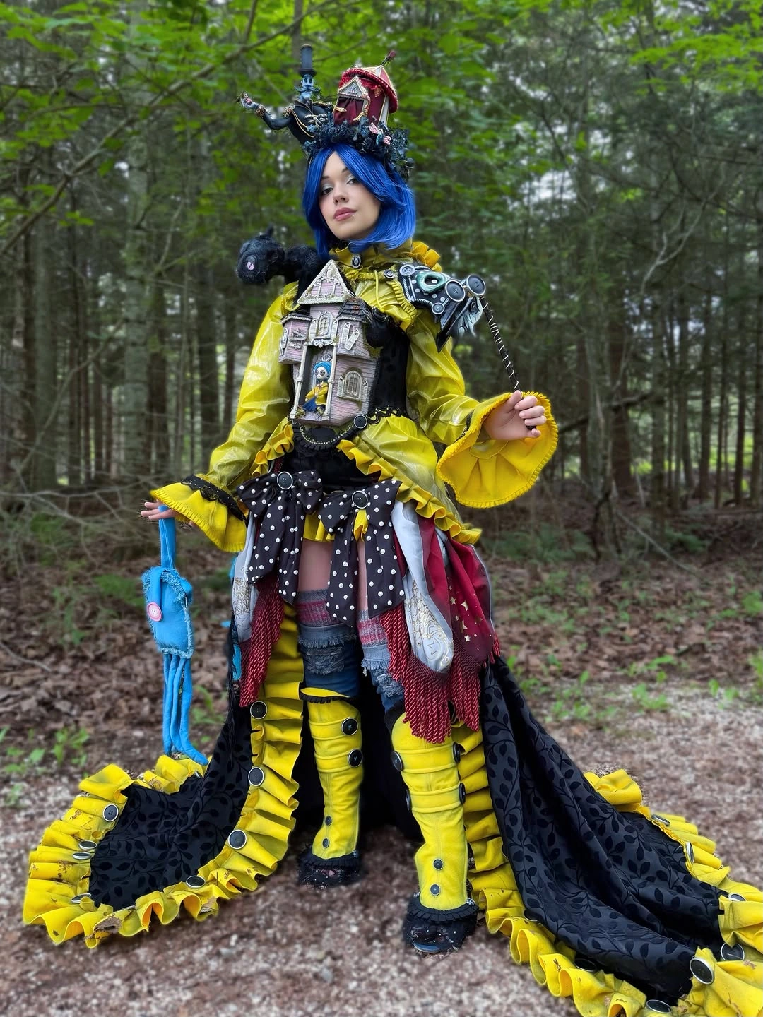 stylish halloween costume ideas 2026 Coraline Couture Taken to the Extreme