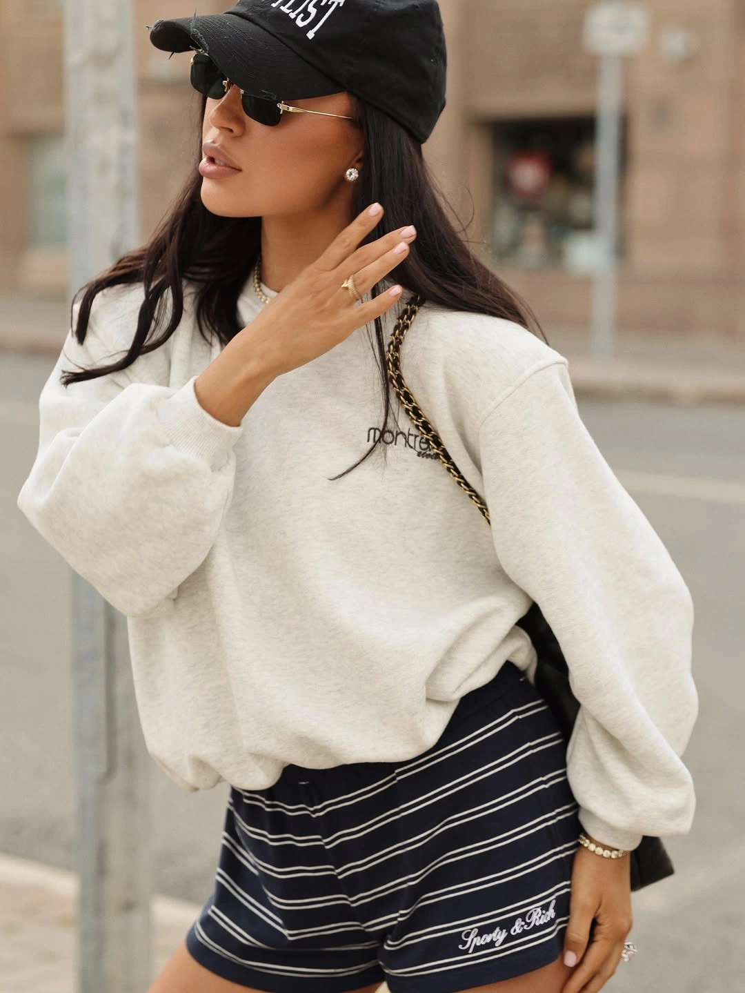 stylish september fashion trends 2026 Sporty Basics and Striped Shorts
