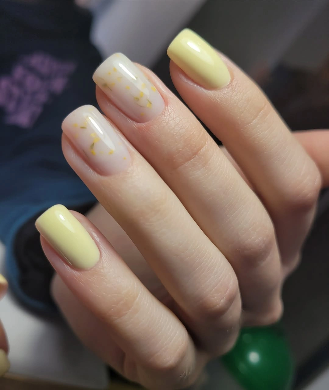 trendy fall nails for pale skin 2026 - Soft Butter Yellow for Early Fall