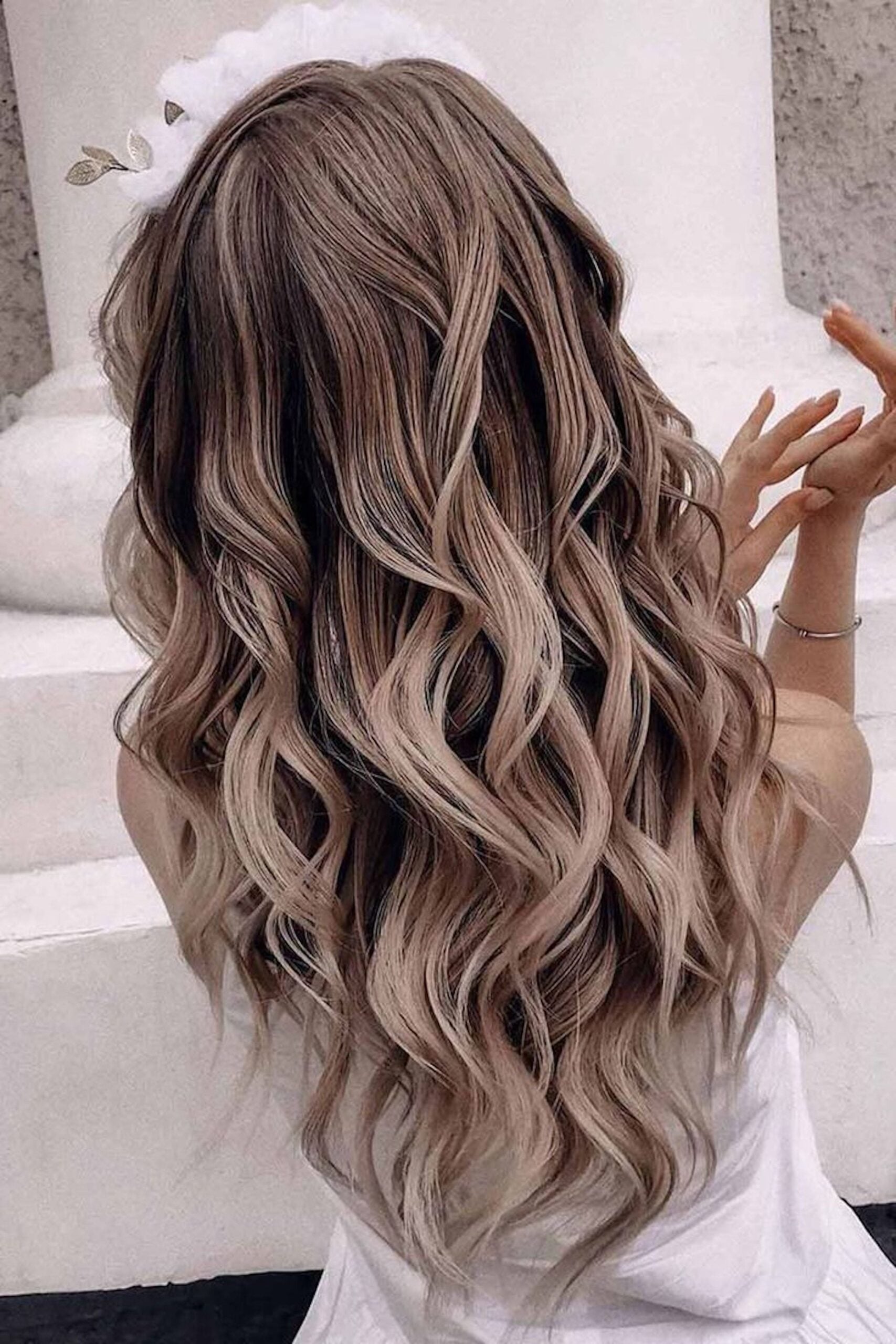 Mid-Back Layers With Blonde Balayage — Winter Haircuts for Thick Hair