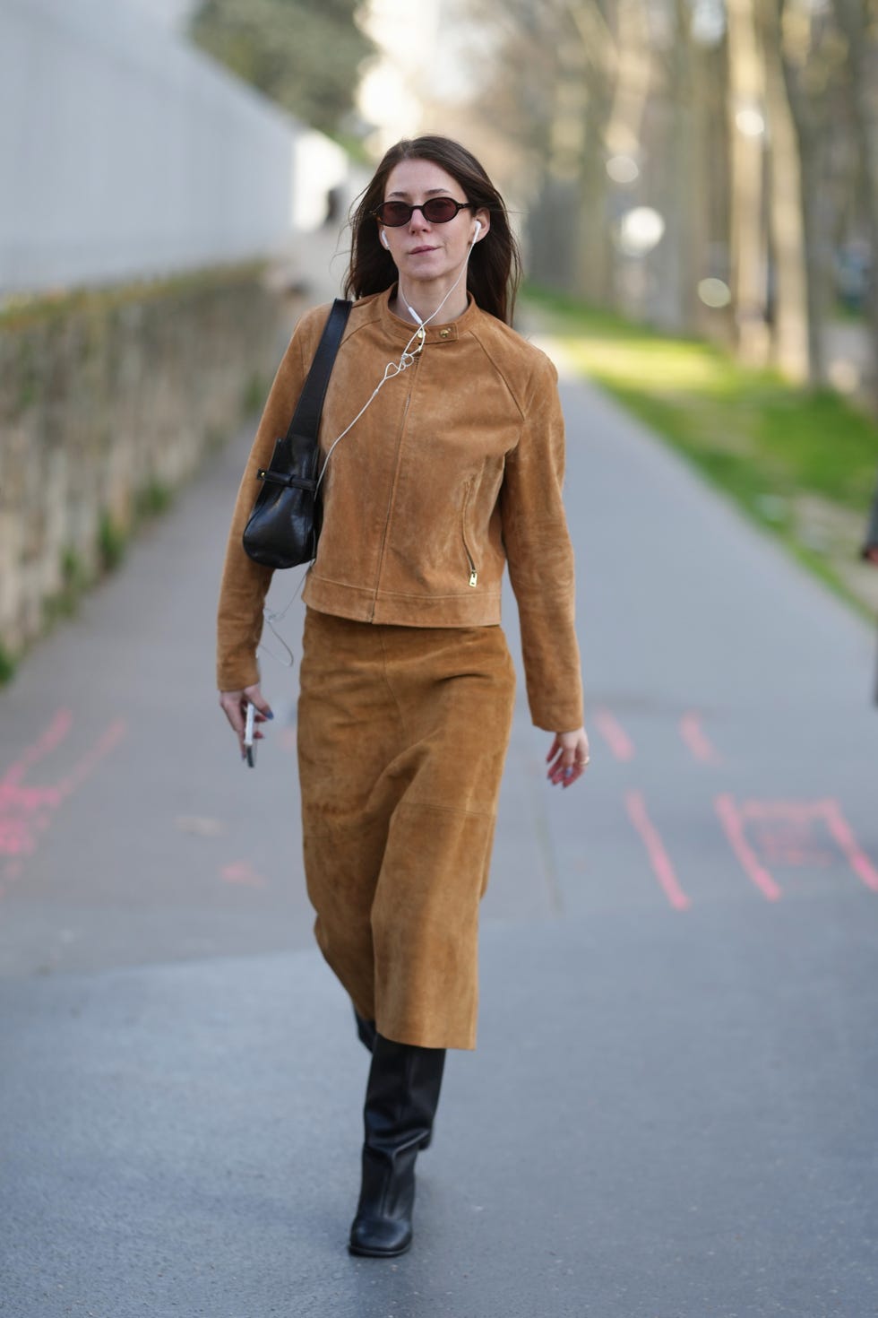 Matching Suede Set for a Chic Professional Aesthetic Matching Suede Set for a Chic Professional Aesthetic β Winter Work Outfits