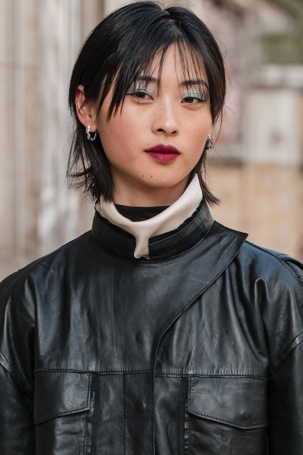Collarbone Shag With Choppy Layers — Winter Haircuts for Thick Hair