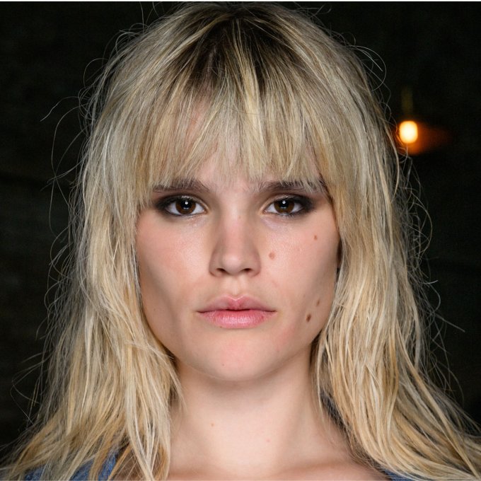Ash Blonde Collarbone Shag — Winter Haircuts for Thick Hair