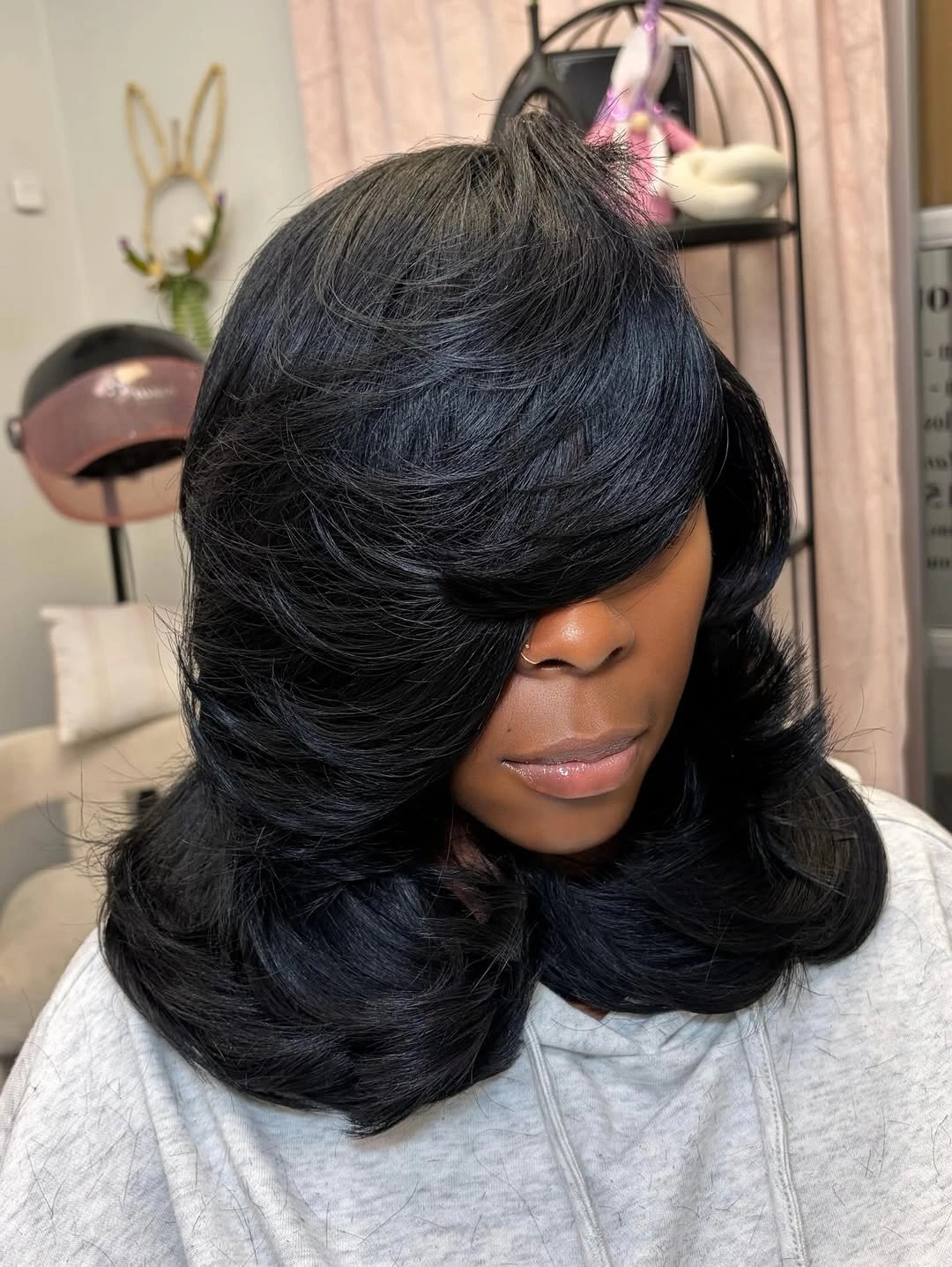 beautiful and trendy haircuts for black women 2027 Voluminous Butterfly Layers with Long Movement
