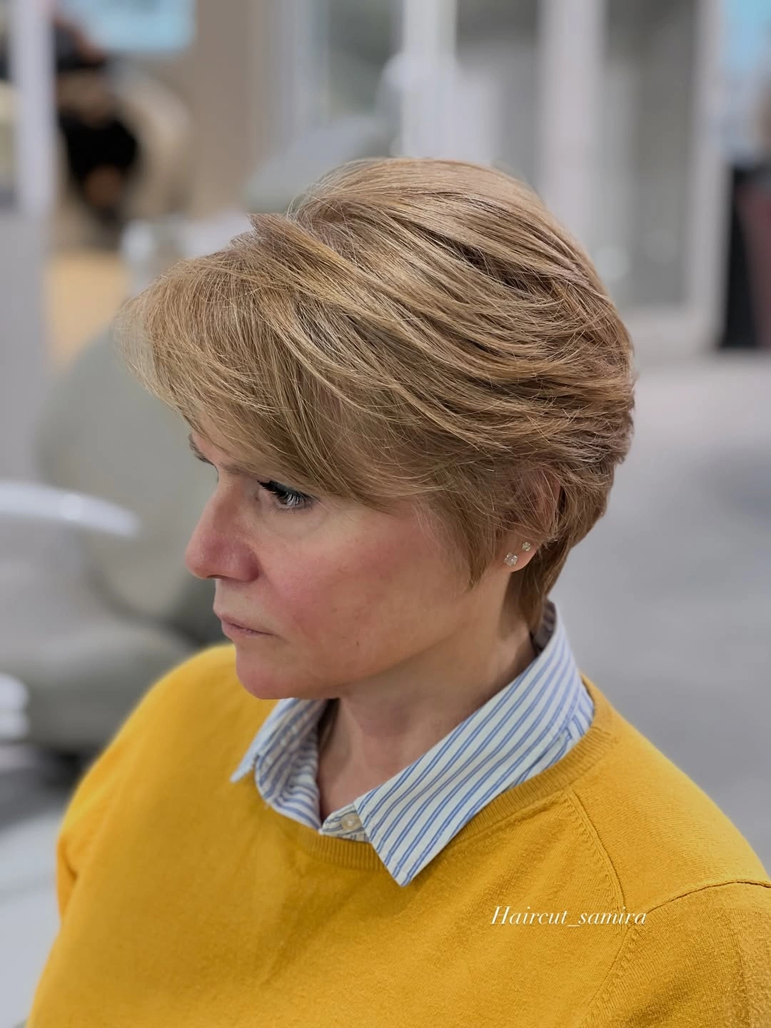 beautiful and trendy haircuts for women over 50 2027 Classic Wedge With Swept Back Volume