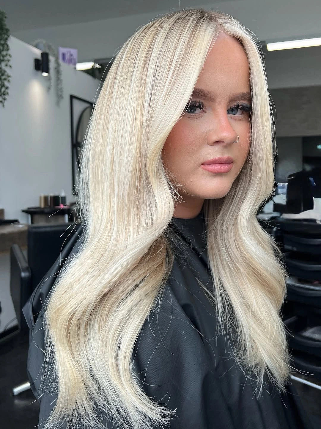 beautiful blonde winter hair color ideas Icy Vanilla Blonde