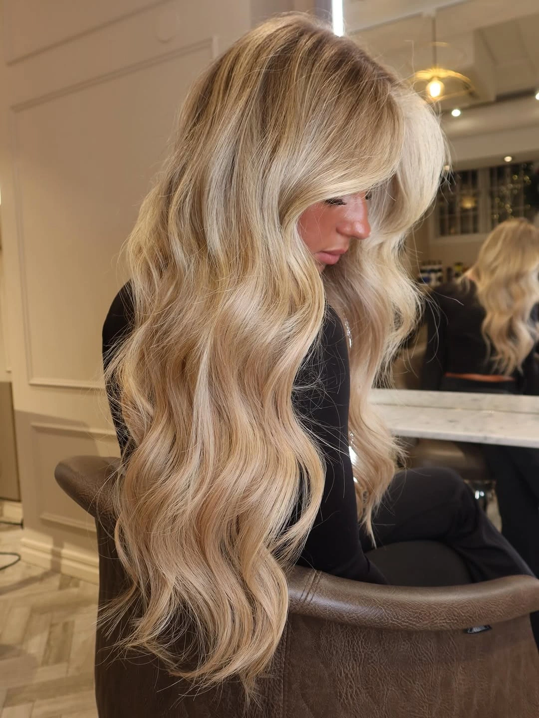 beautiful blonde winter hair color ideas Soft Golden Blonde Melt