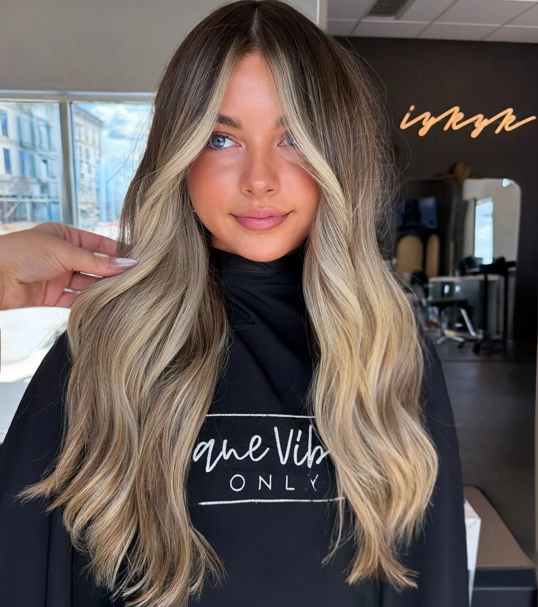 bronde balayage dye Brighter Bronde With a Creamy Money Piece