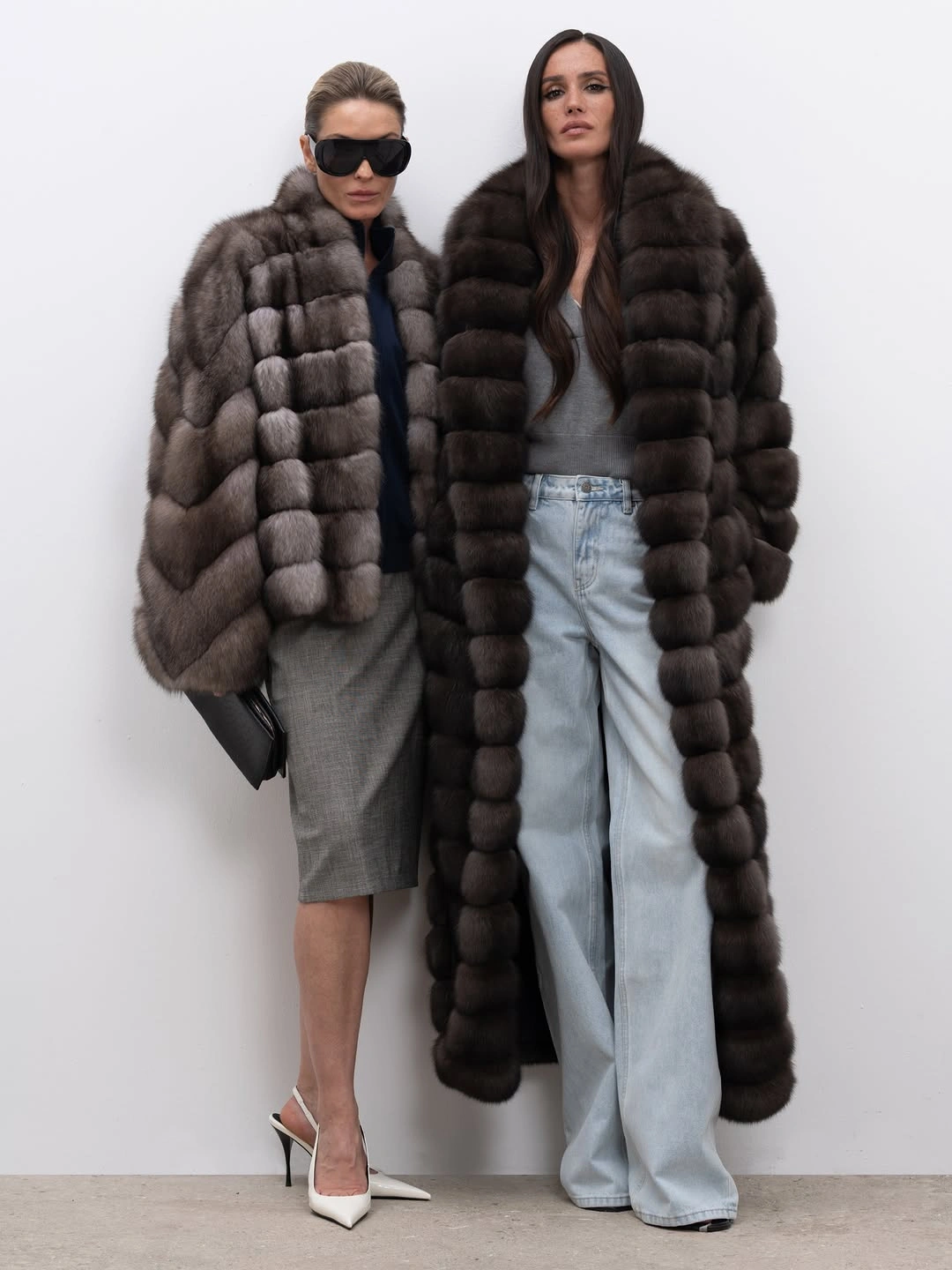 chic & trendy coats 2027 - Plush chocolate statement coat with denim