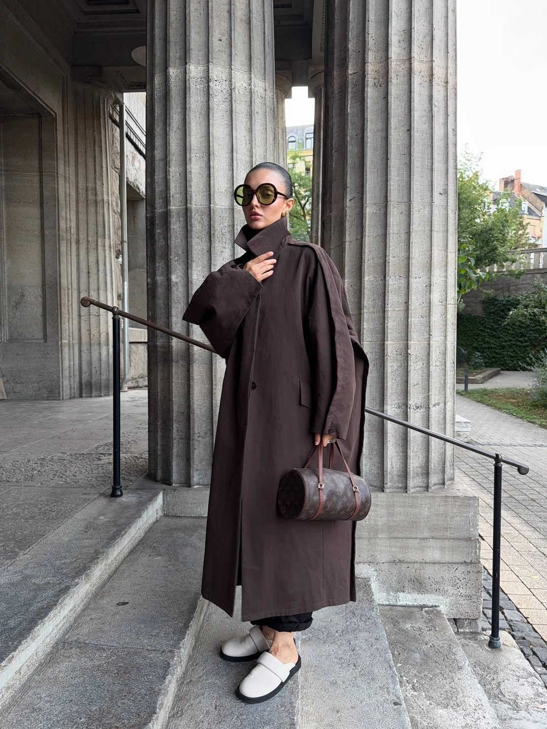 cozy november outfits ideas 2026 Chocolate Brown Outerwear for Quiet City Sophistication