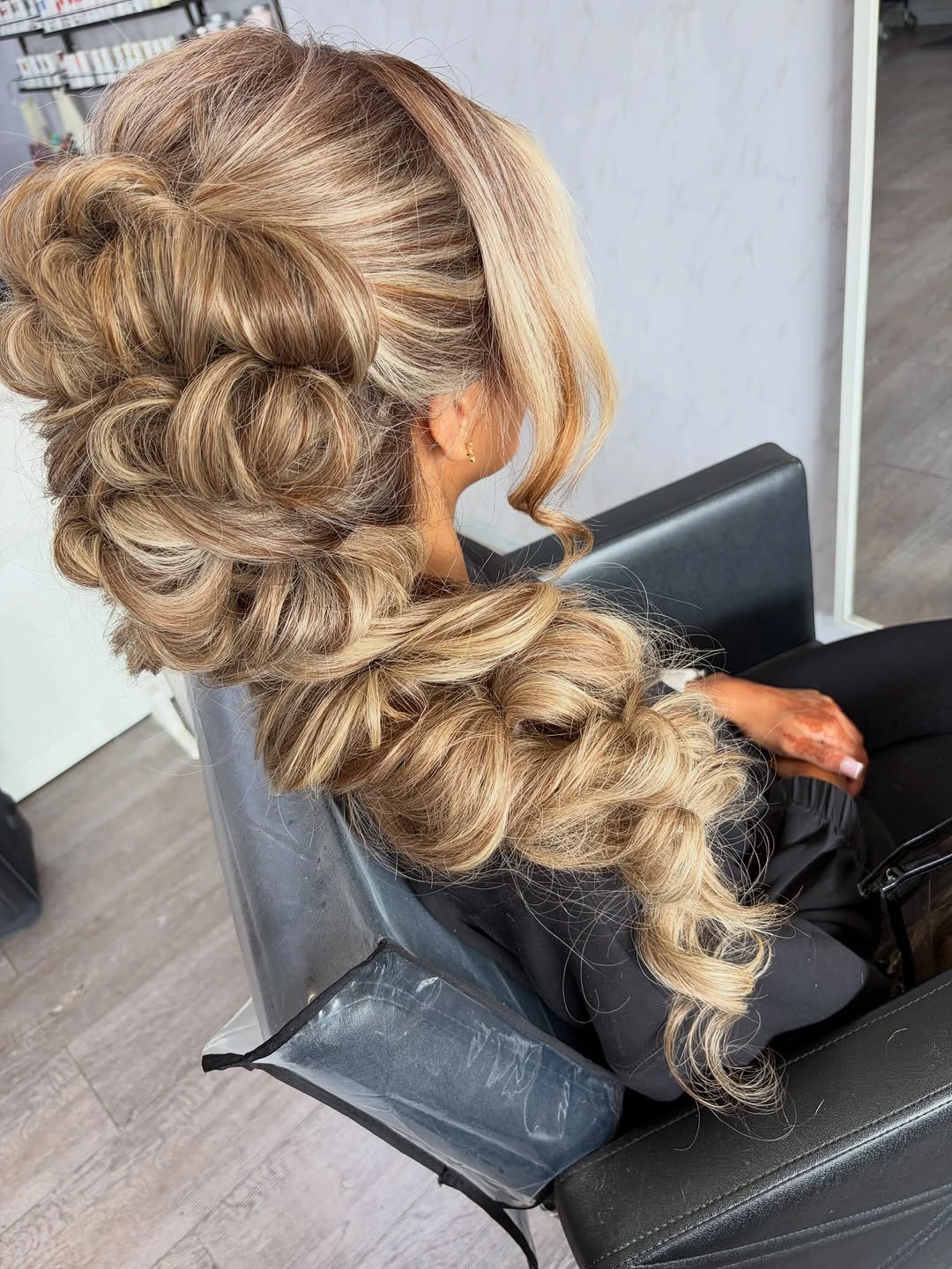 cute braid hairstyle for women Soft Braided Updo With Romantic Texture