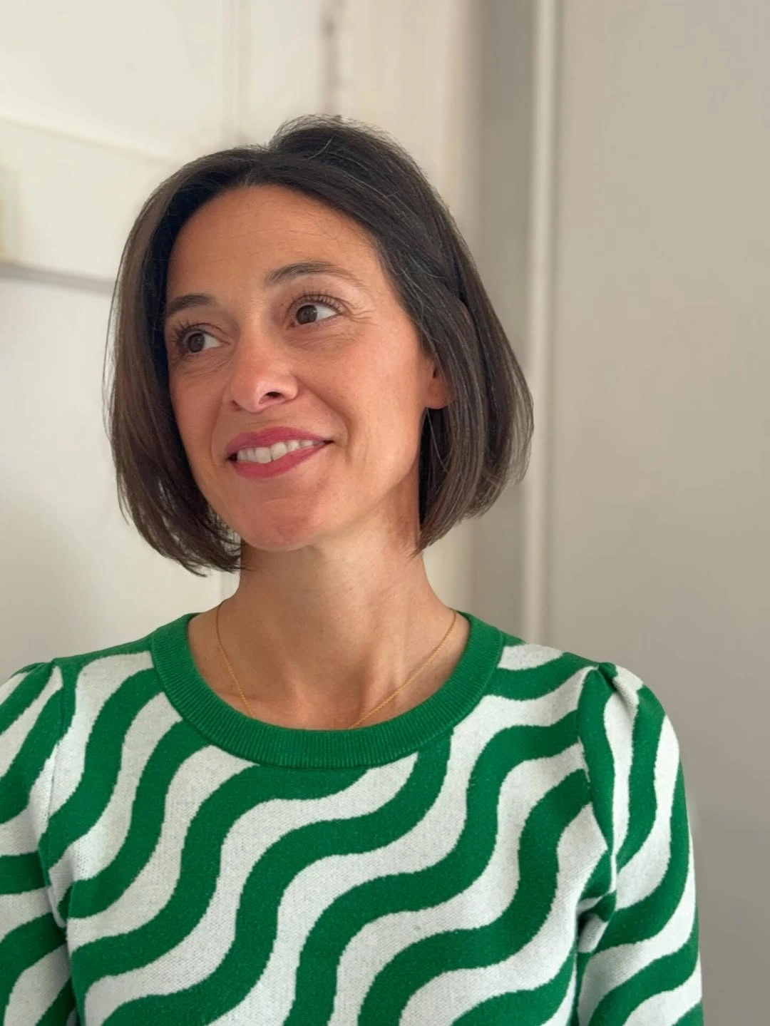 elegant and trendy haircuts for women over 40 2027 Sleek Brunette French Bob