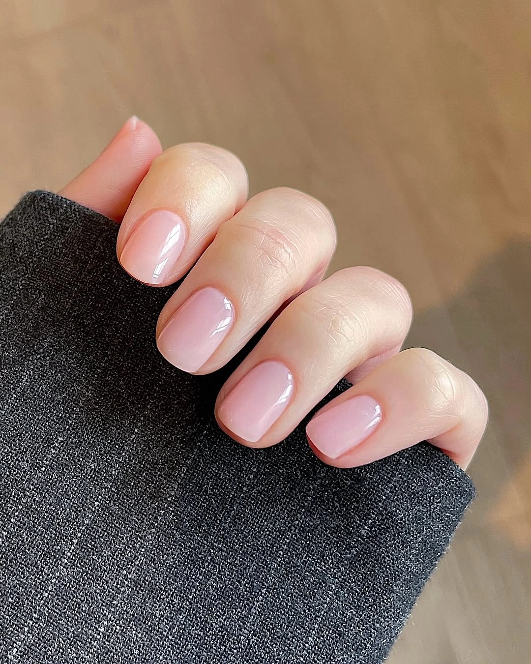 gorgeous short nails 2027 Natural Pink Short Nails