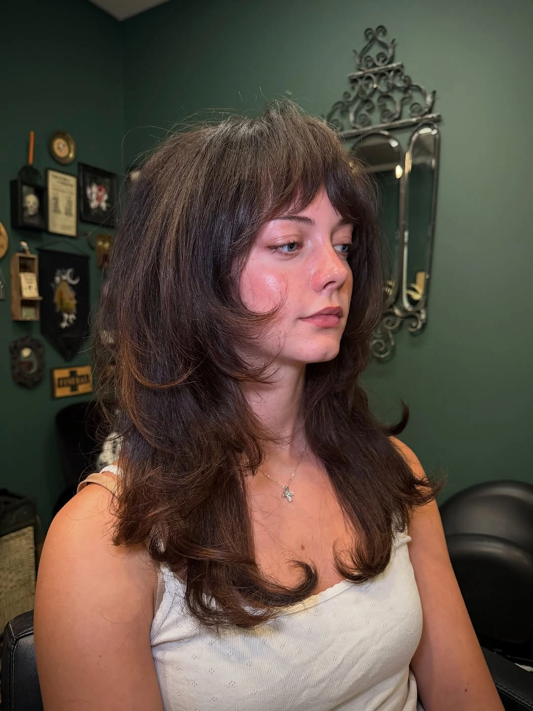 modern haircuts for plus size women 2027 Long Layered Butterfly Cut With Face-Framing Bangs