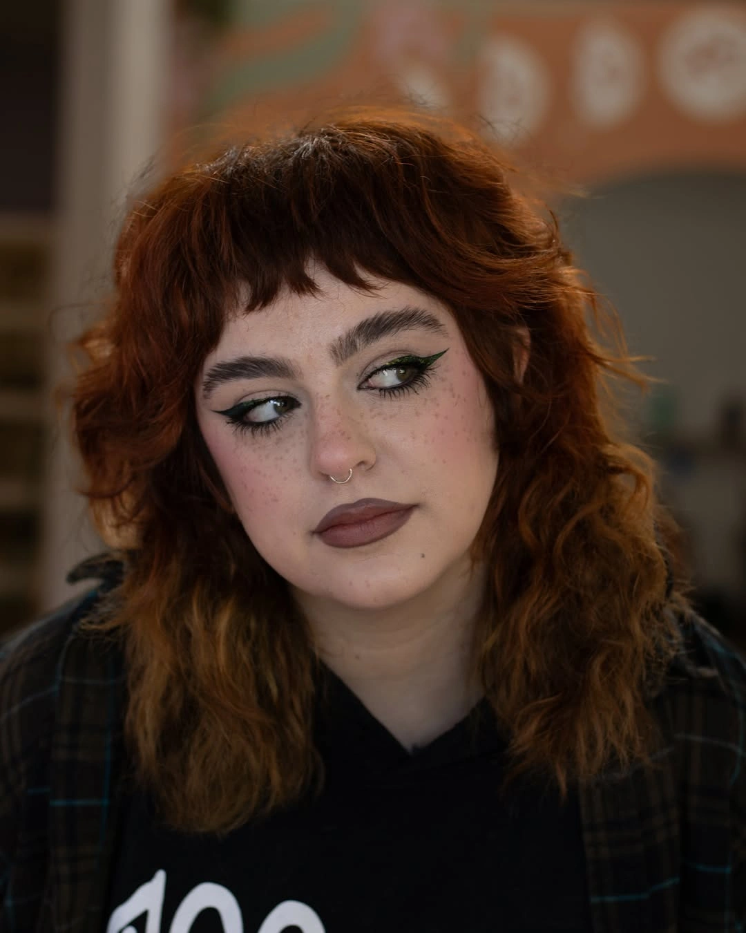modern haircuts for plus size women 2027 Curly Shag With Short Bangs
