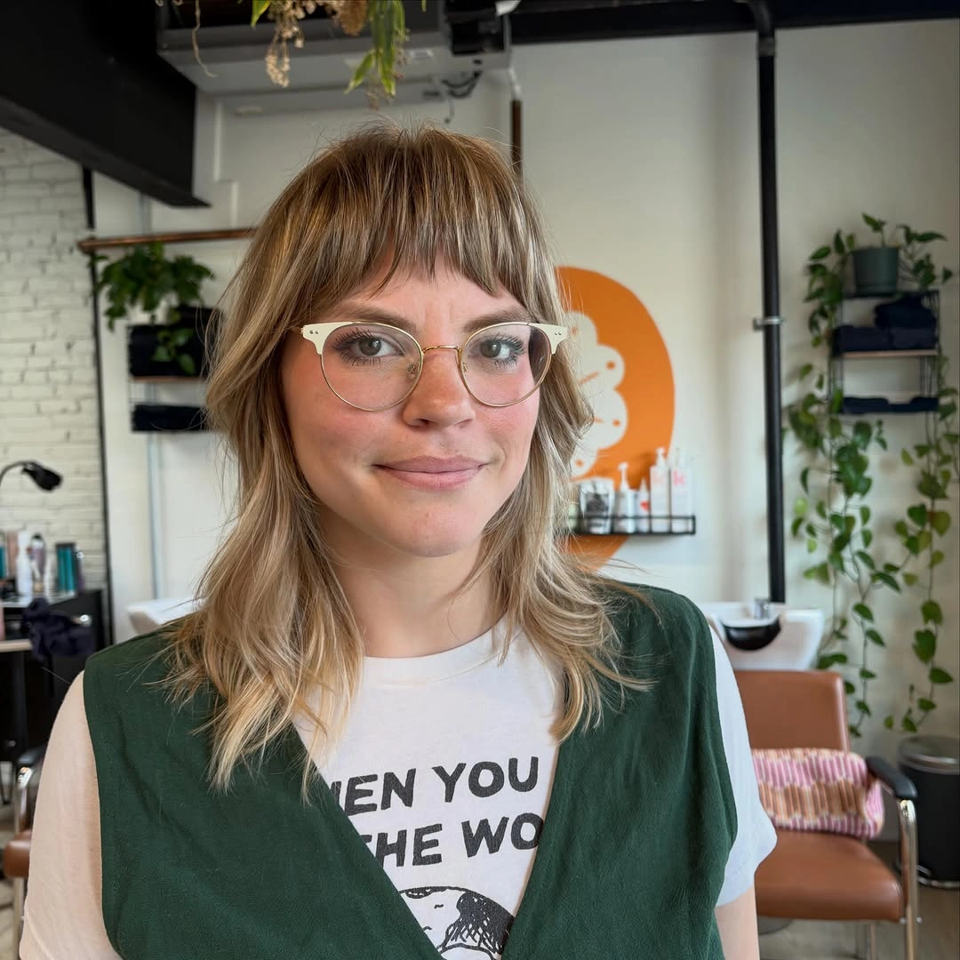 modern haircuts for plus size women 2027 Soft Mid Length Cut With Wispy Bangs