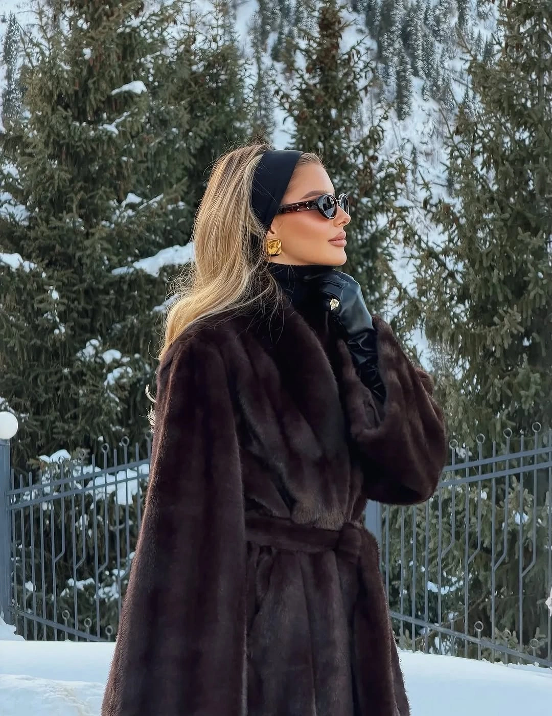 modern winter fashion for women 2026 2027 Dark Chocolate Fur and the New Winter Glamour