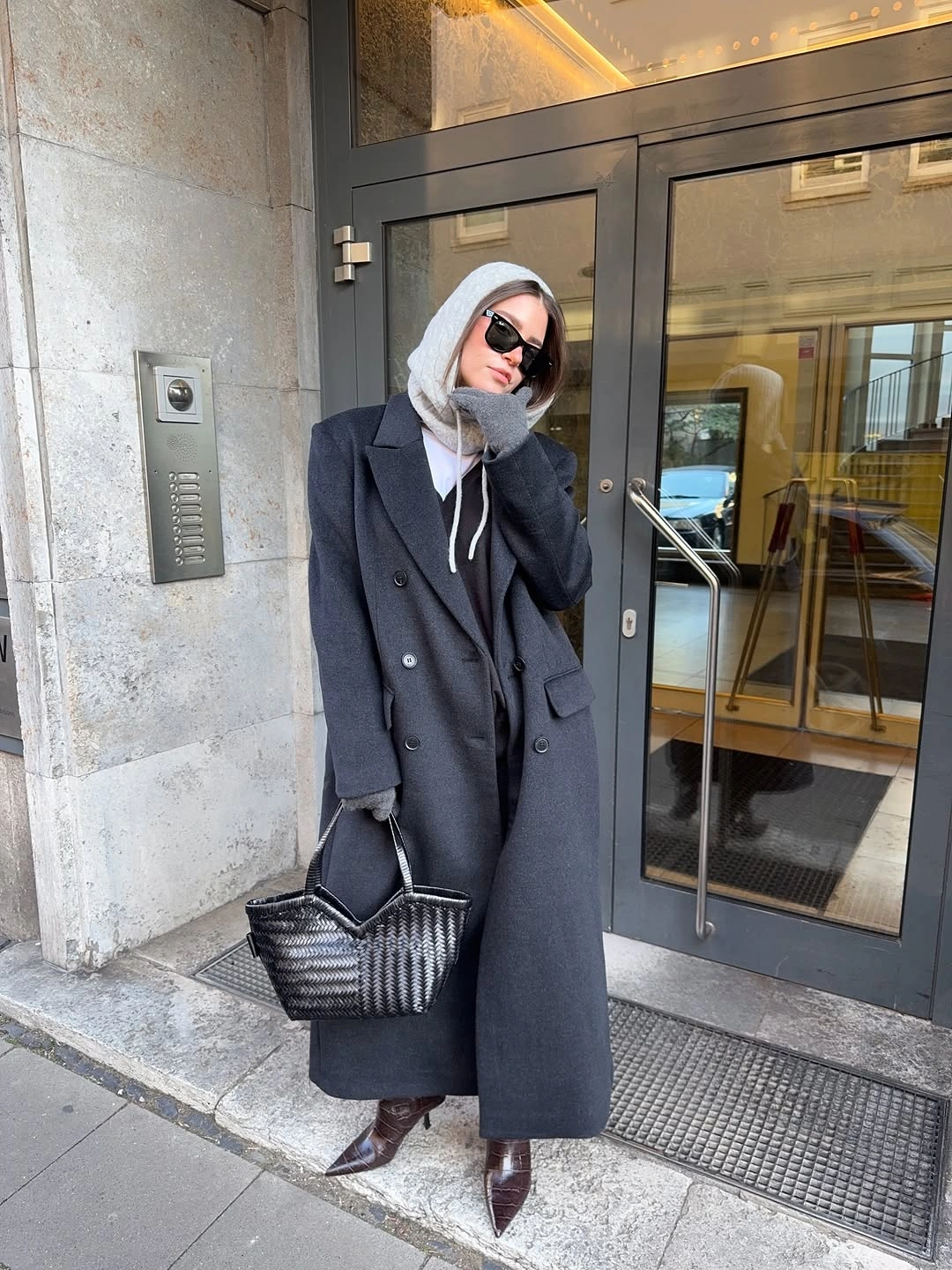 modern winter fashion for women 2026 2027 Gray Tailoring with a Cozy Streetwear Twist