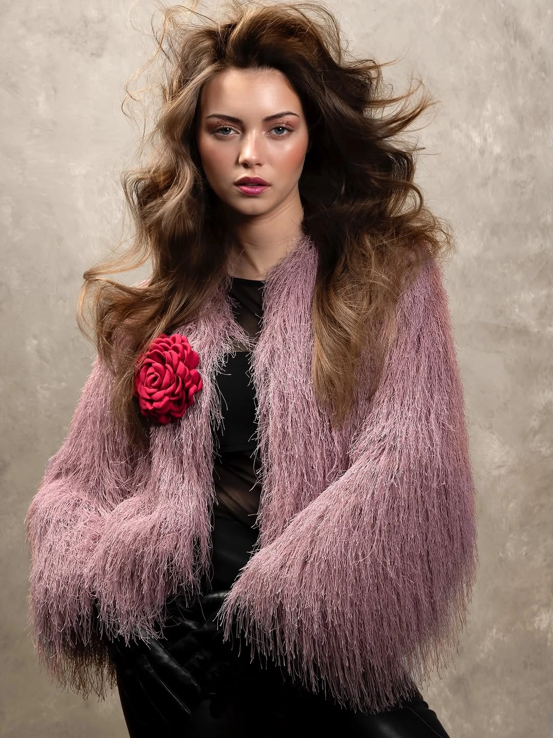 pretty deep waves hair Voluminous Brunette Waves With a Fashion Twist