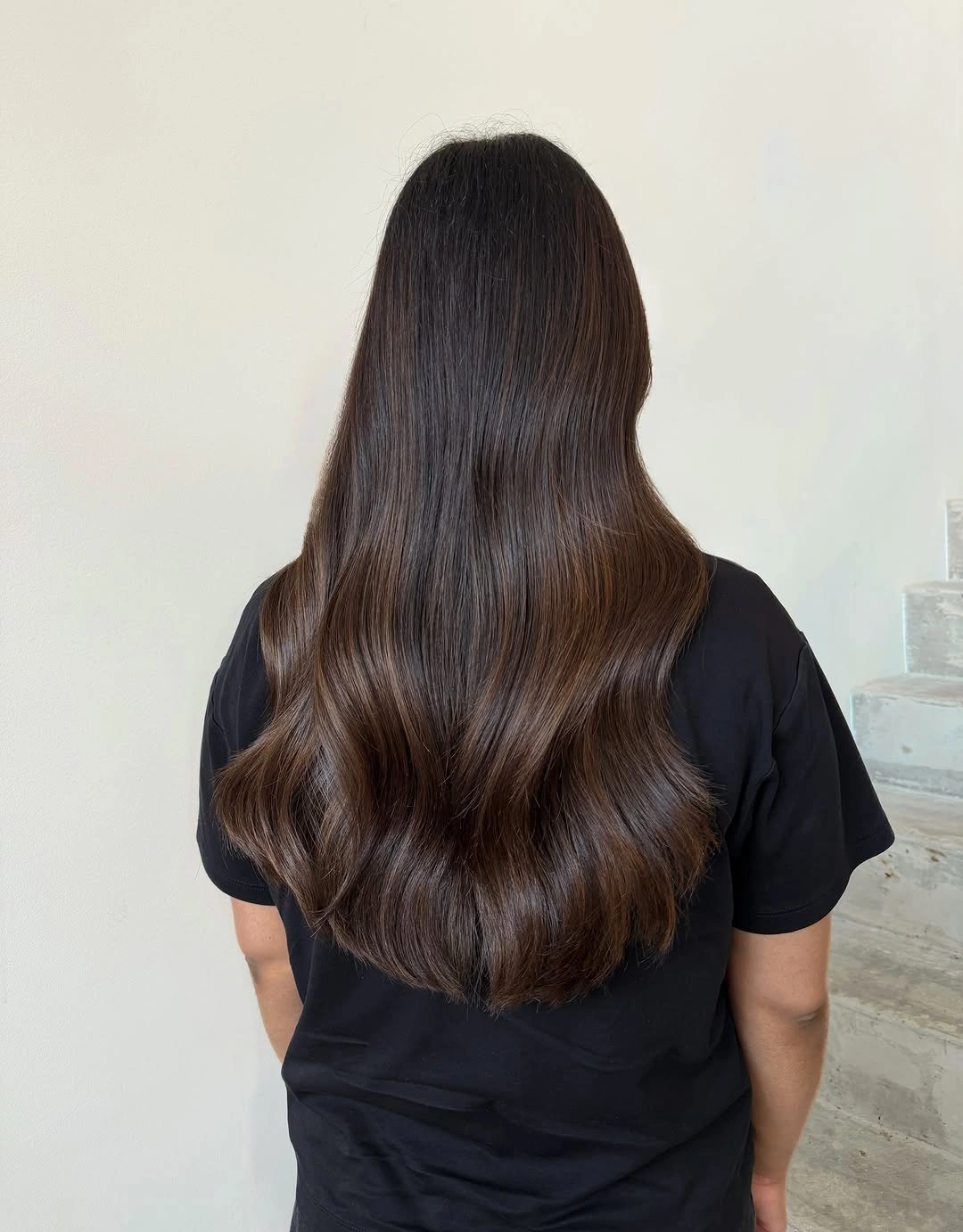 rich and cozy winter hair color ideas for brunettes Deep Natural Brunette With Glossy Ends