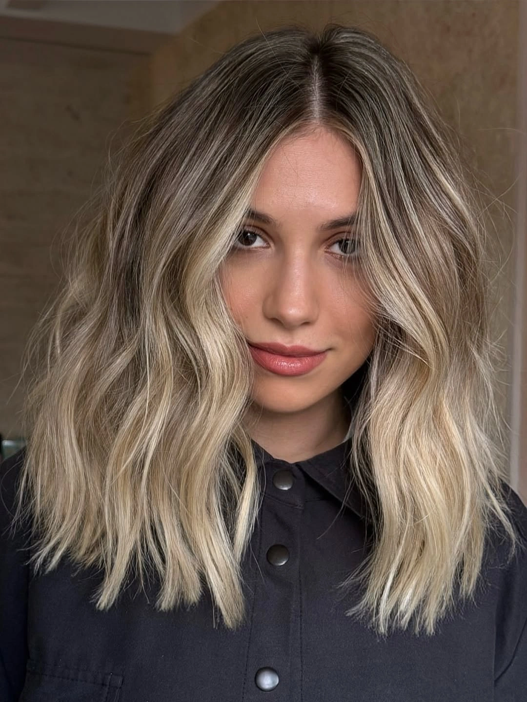 stylish and trendy hairstyles for women over 30 2027 Long Bronde Waves With Face-Framing Brightness