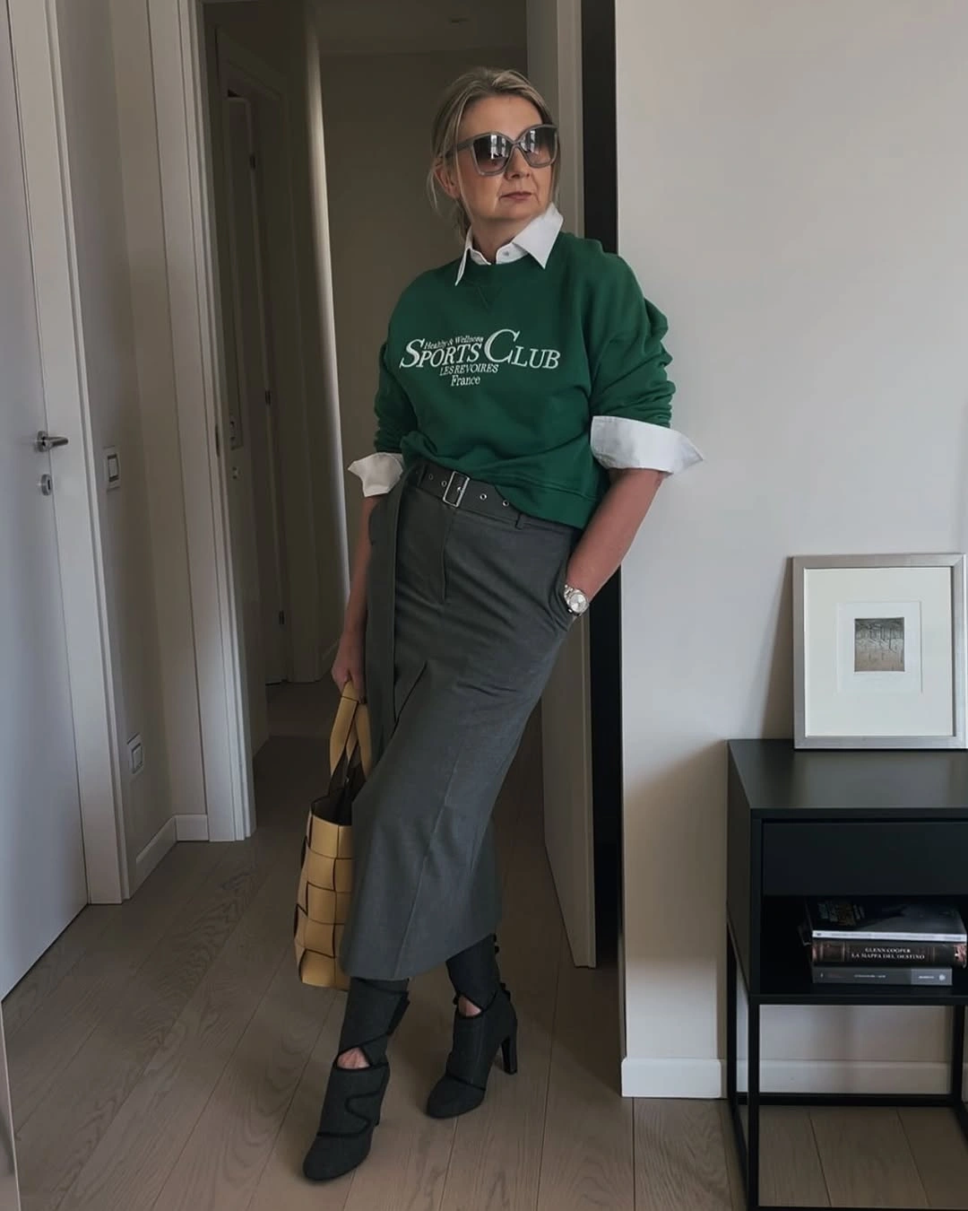 stylish and trendy outfits for women over 50 2027 - Preppy Layers With a Modern Utility Mood