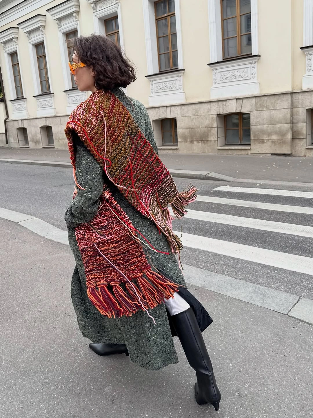 trendy november fashion trends 2026 Oversized Scarves and Artful Winter Layers