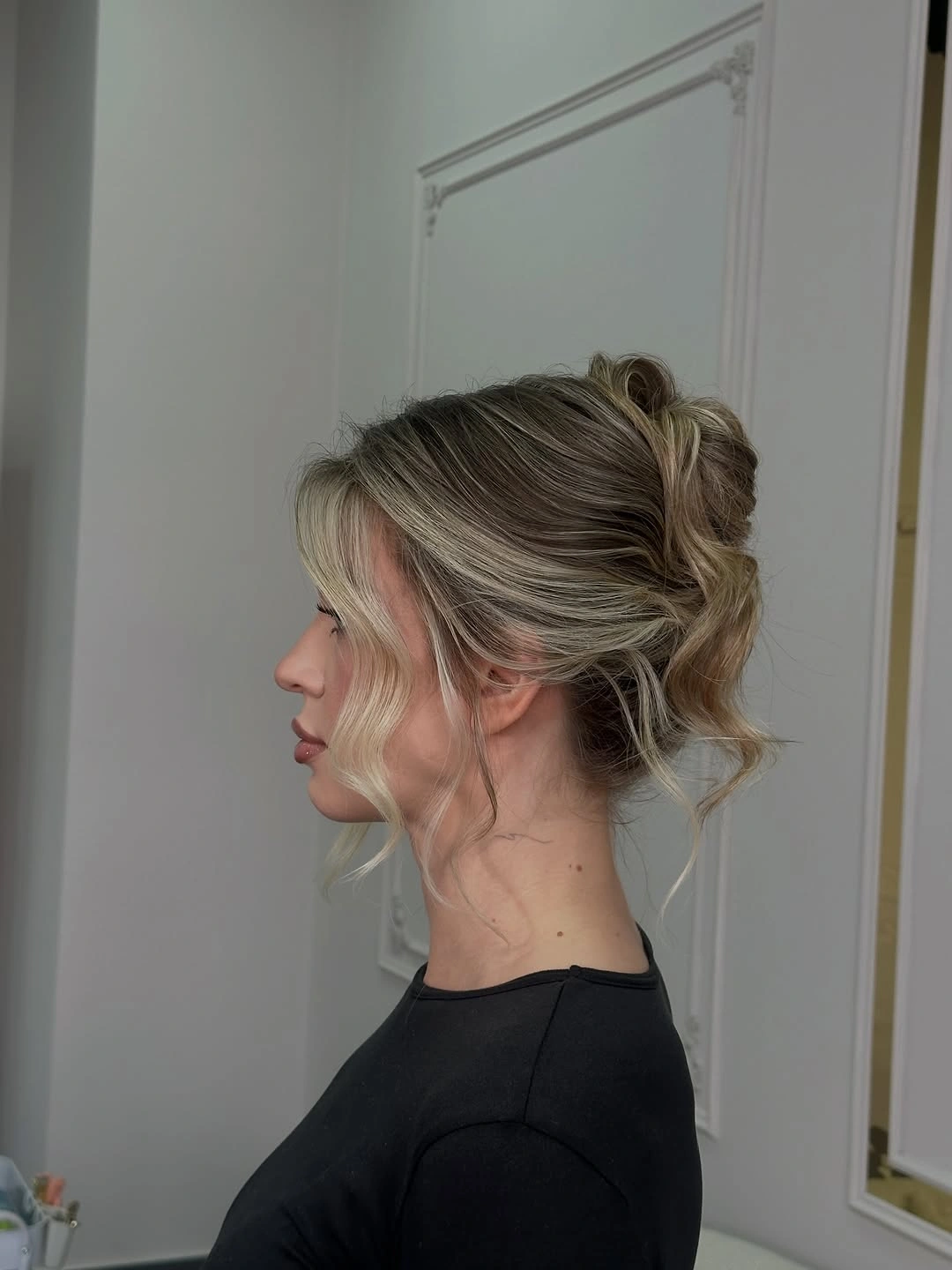 up hairstyle for every occasion Soft Tousled Updo With Romantic Waves