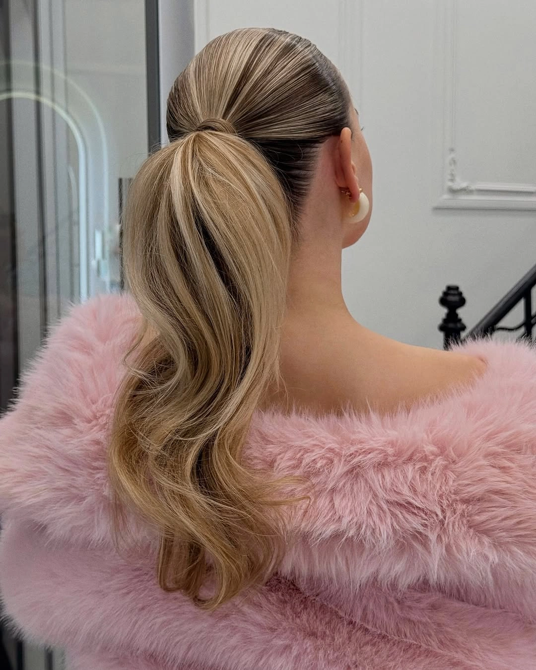 up hairstyle for every occasion Polished Ponytail With Soft Glamour