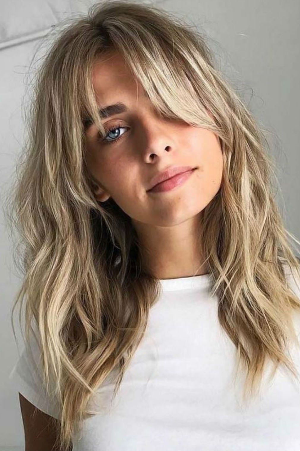 Ash Blonde Shoulder Length Shag Ash Blonde Shoulder Length Shag β Winter Shag Haircuts