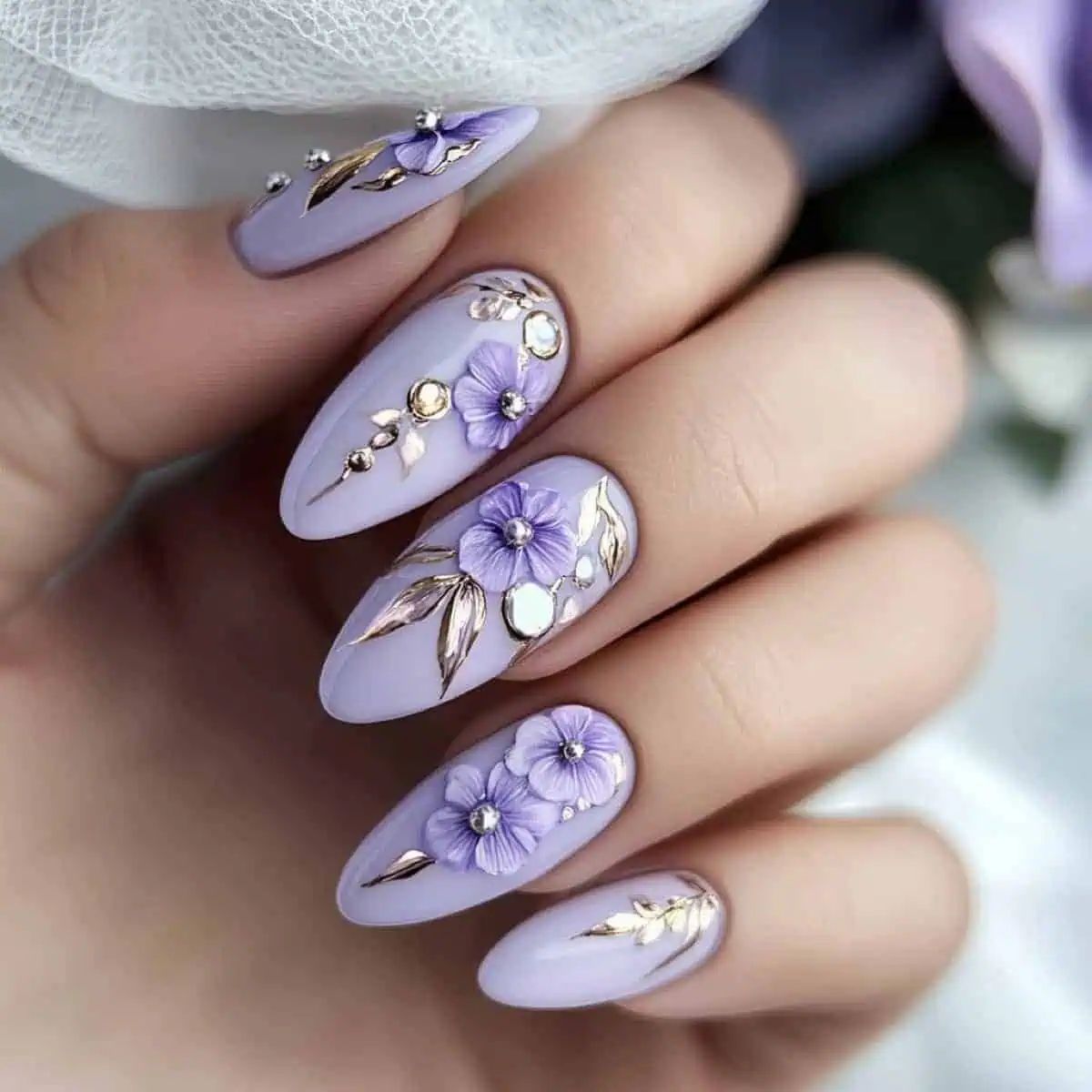 Spring Summer Visual Idea Spring Summer Visual Idea β Winter Lavender Nails