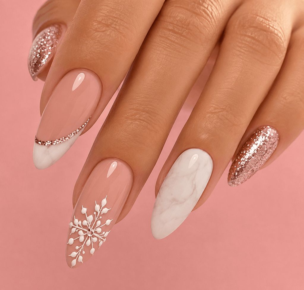 Visual Idea Visual Idea β Classy Christmas Nails 2026