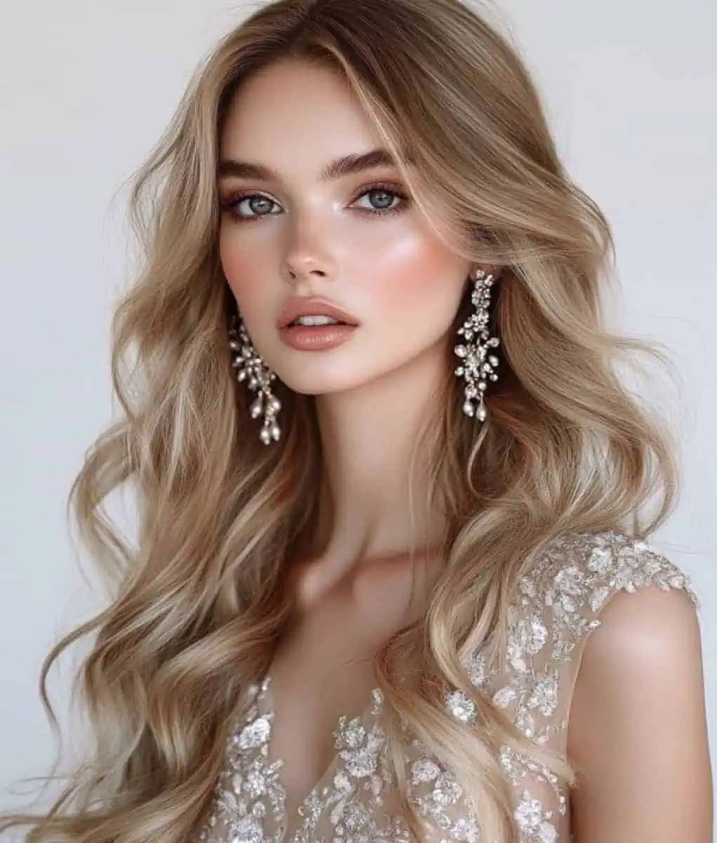 Collarbone Layers With Curtain Bangs Collarbone Layers With Curtain Bangs β Icy Blonde Hair