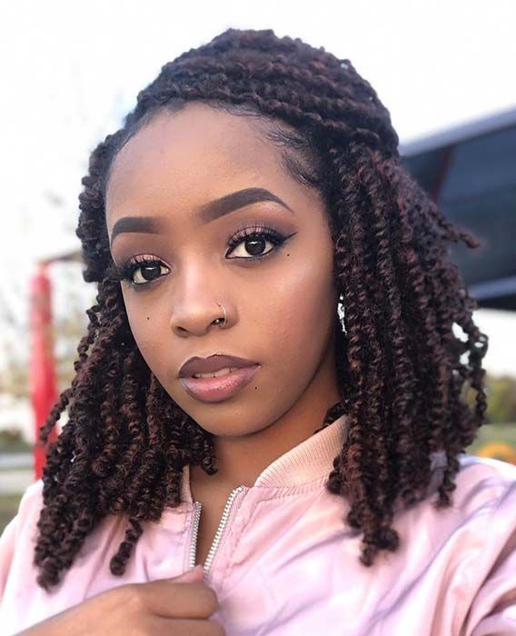 Shoulder Length Short Passion Twists Shoulder Length Short Passion Twists β Winter Twist Hairstyles